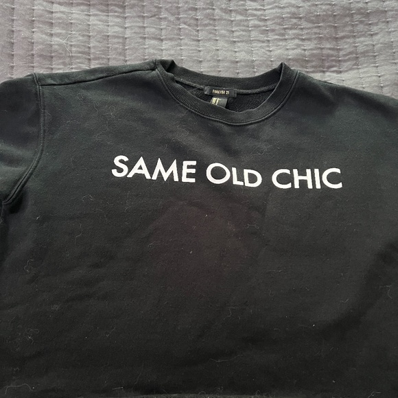 SAME OLD CHIC CROP SWEATER - Picture 1 of 2